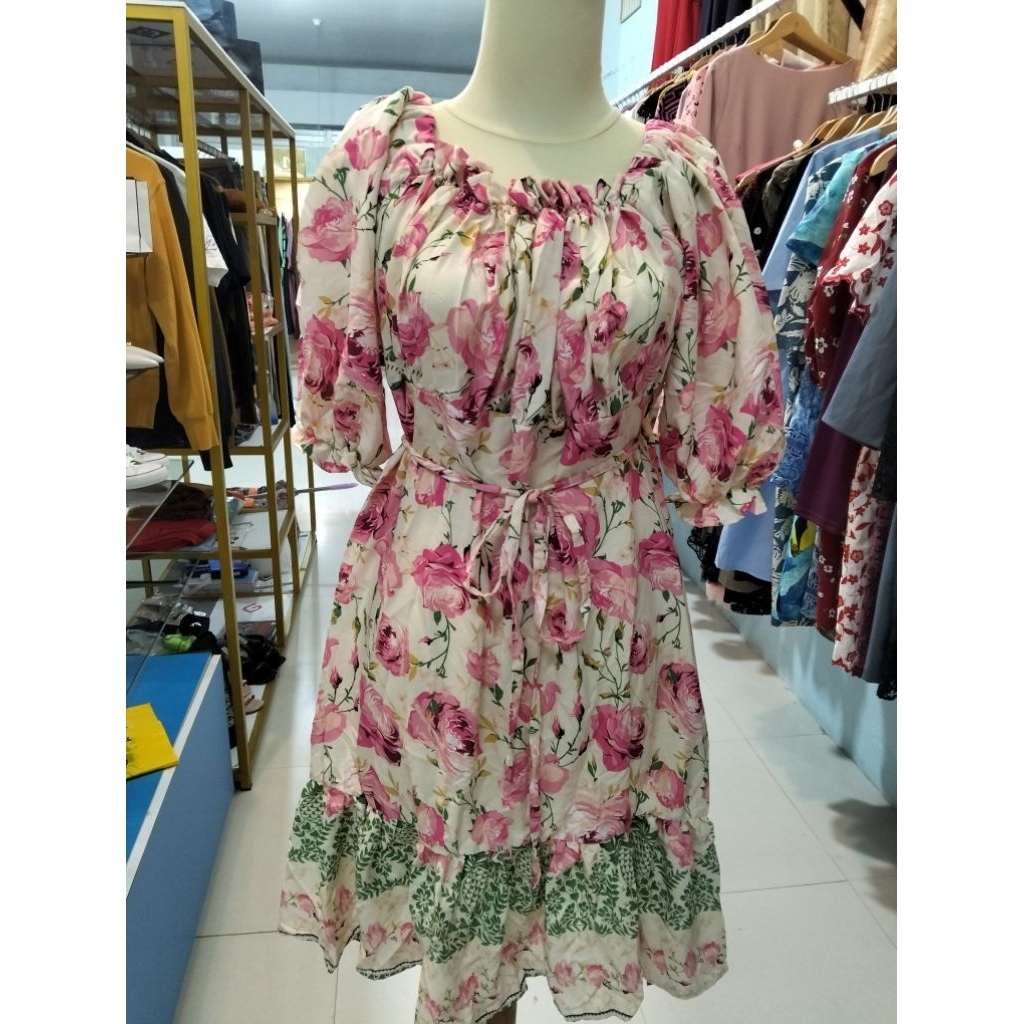 Dress Kerut Sabrina
