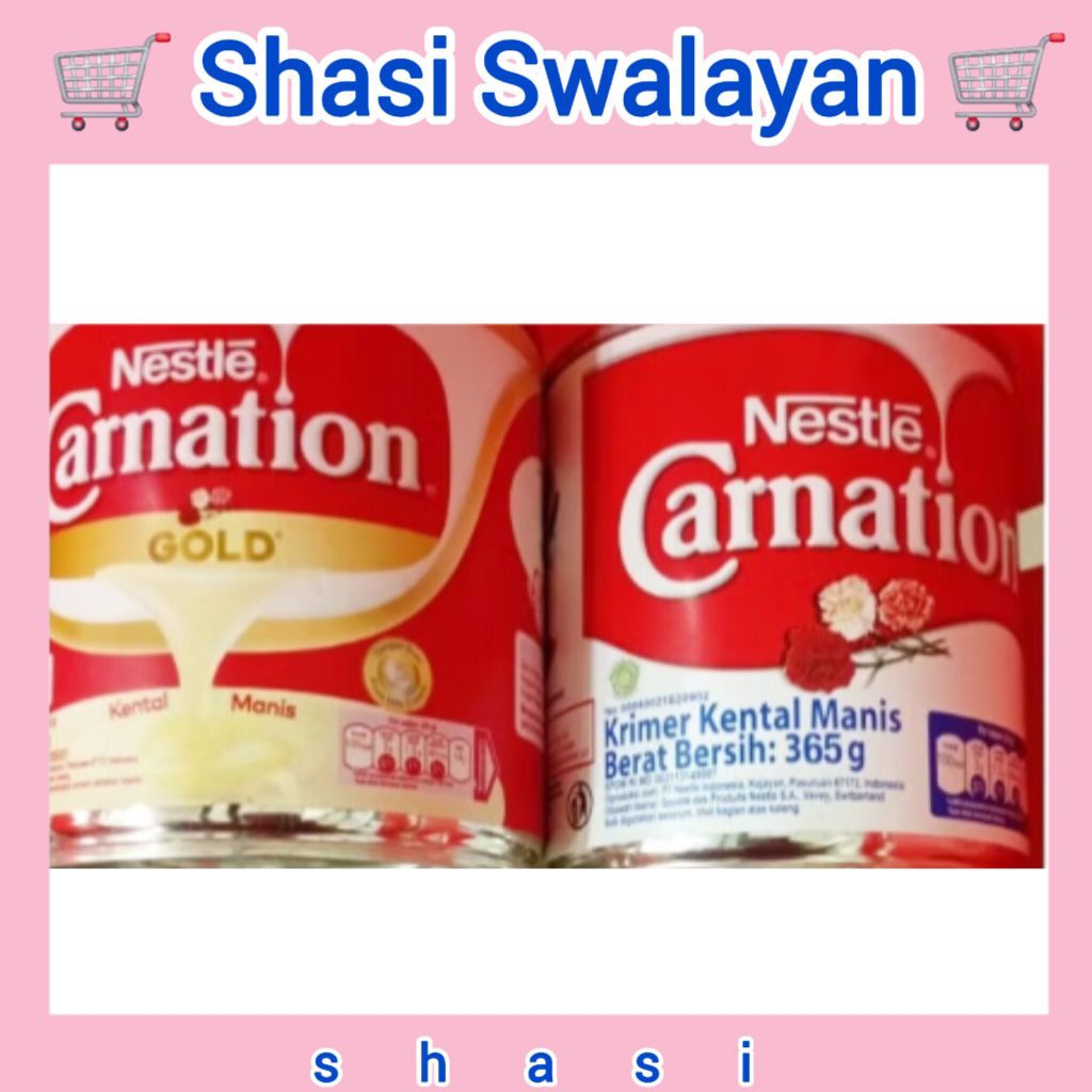 

Carnation Kental Manis Biasa / Gold 365 Gram