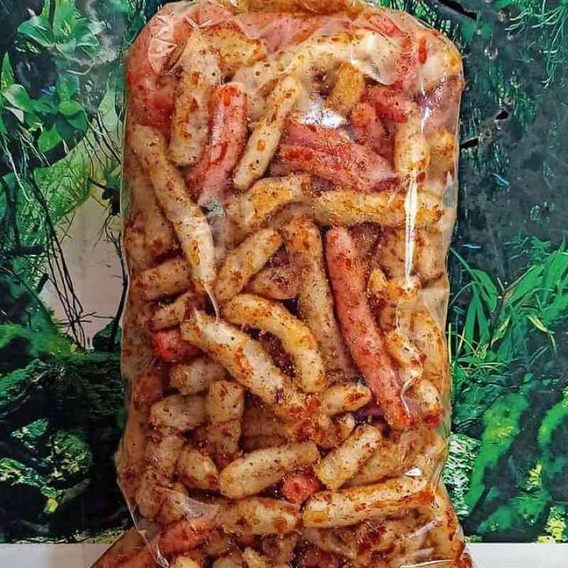 

kerupuk gurilem enak pedas & ori gurih pelem