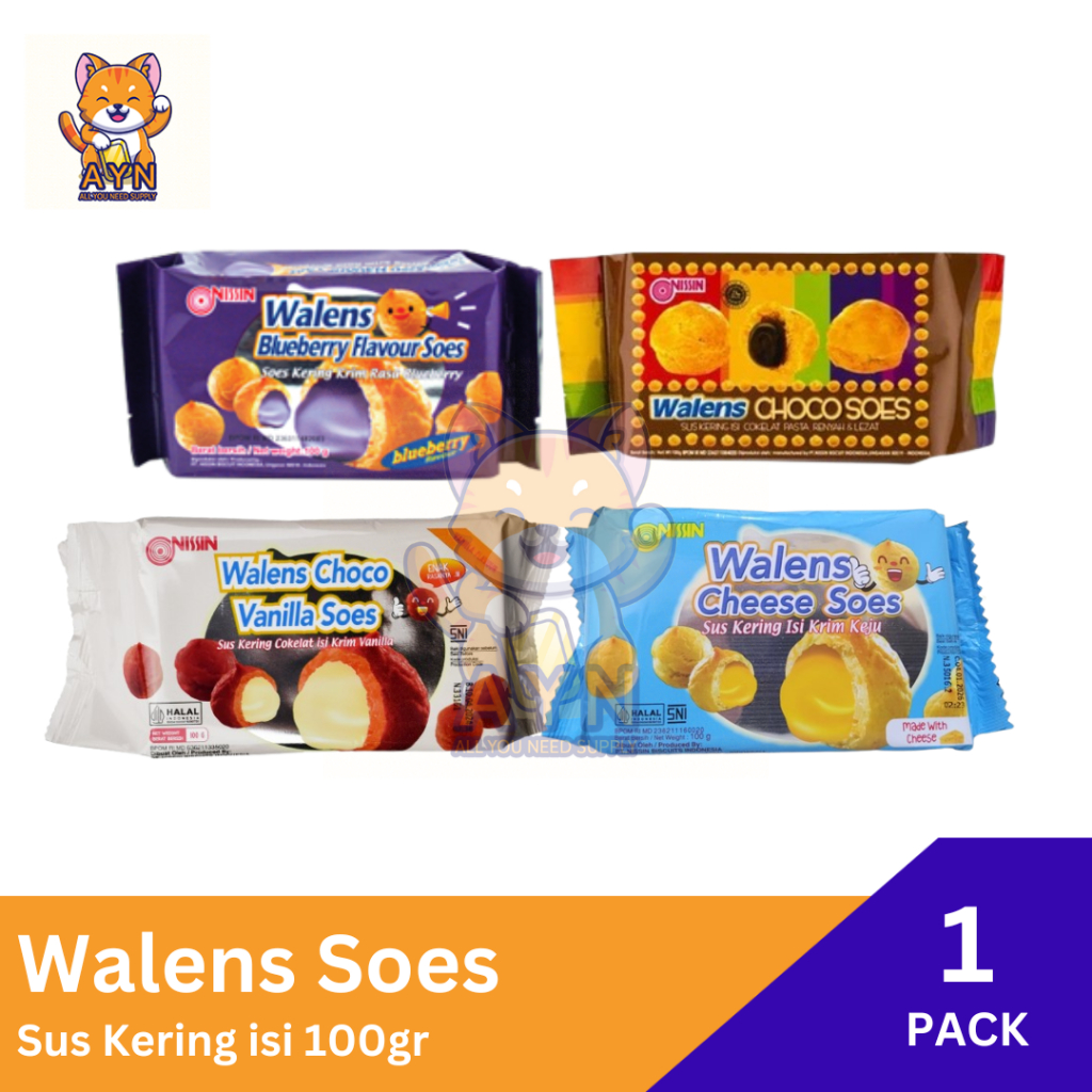 

Walens Soes Nissin Sus Kering 100 gr [ 1 pack ]