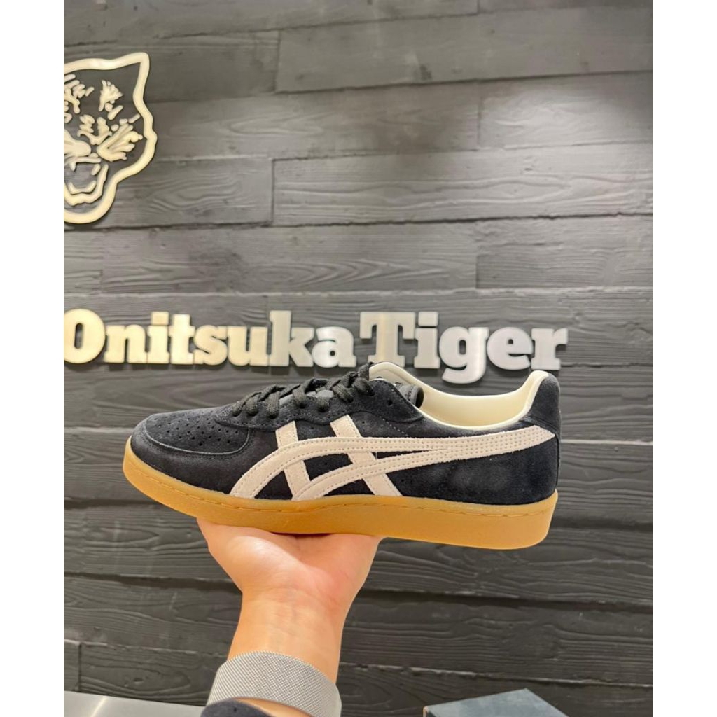 Onitsuka Tiger Gsm Dark Black White Original