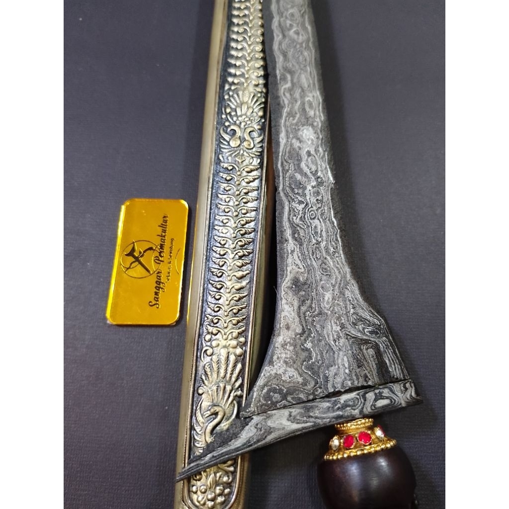 Keris Jalak Ngore pamor Udan Emas Tiban
