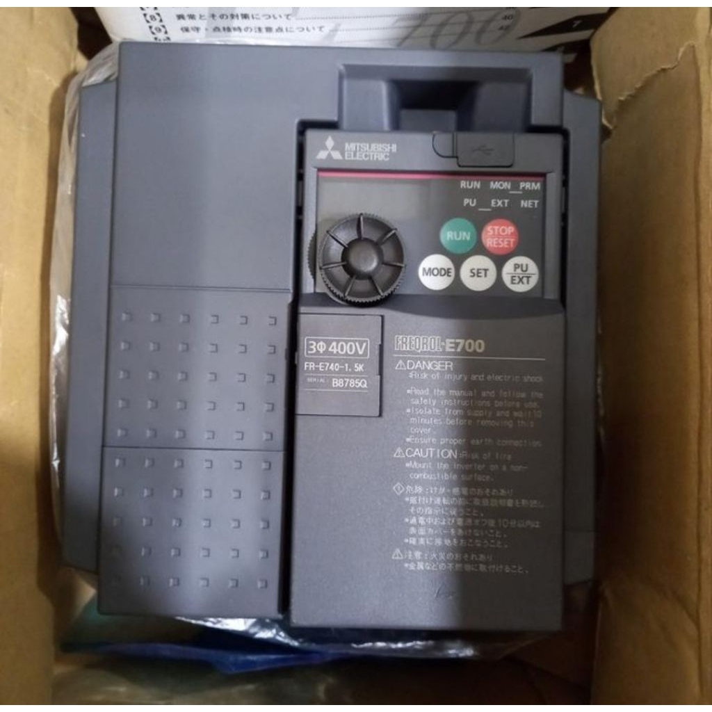INVERTER MITSUBISHI FR-E740-1.5K 1,5KW 380V/FR-E740-1.5K MITSUBISHI ORIGINAL