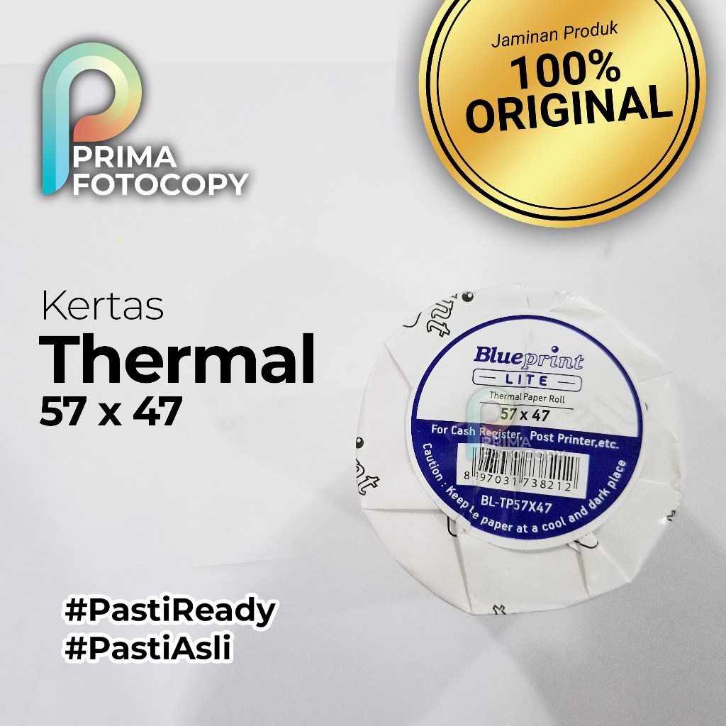 

Kertas Thermal 57 x 47 Kasir Nota Bon Struk