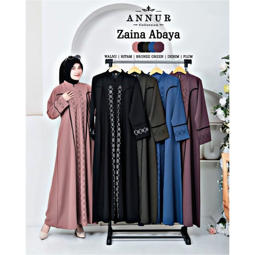 ZAINA DRESS ABAYA ORY AN NUR COLLECTION/ABAYA ZAINA BAHAN SABRINA ORY AN NUR TERBARU  || #bestseller