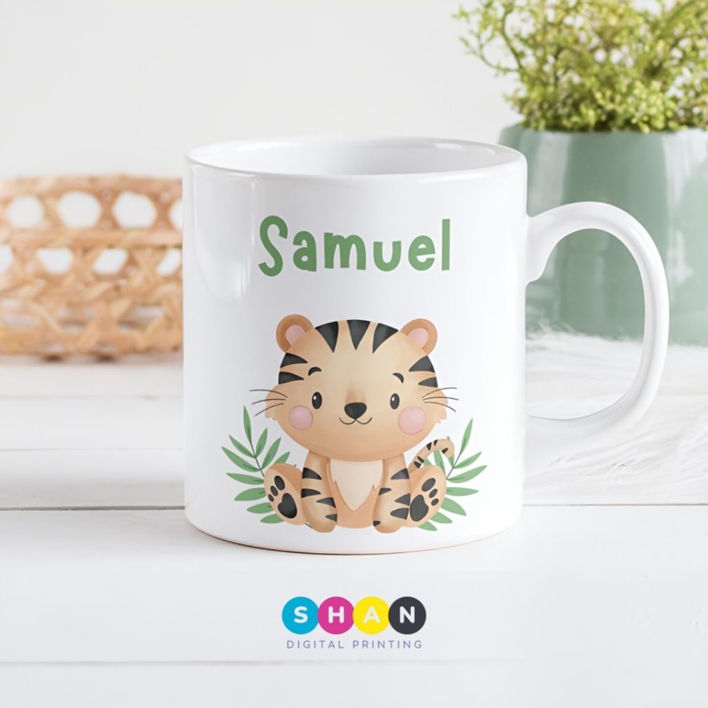 MUG CUSTOM ANIMAL KARAKTER ANAK SOUVENIR ULTAH