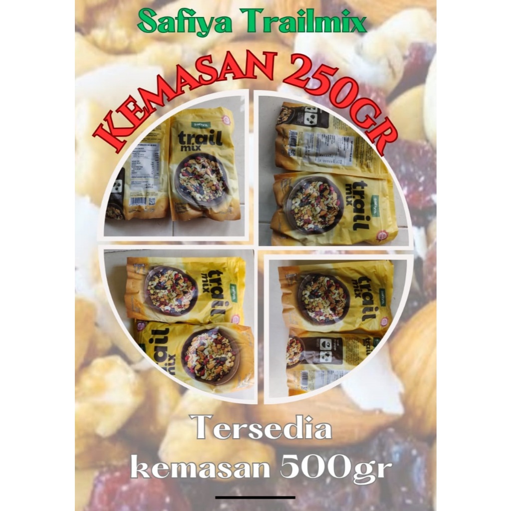 

Safiya Trail Mix Original 250 Gram Dried Fruit Seed Nut Roasted Premium