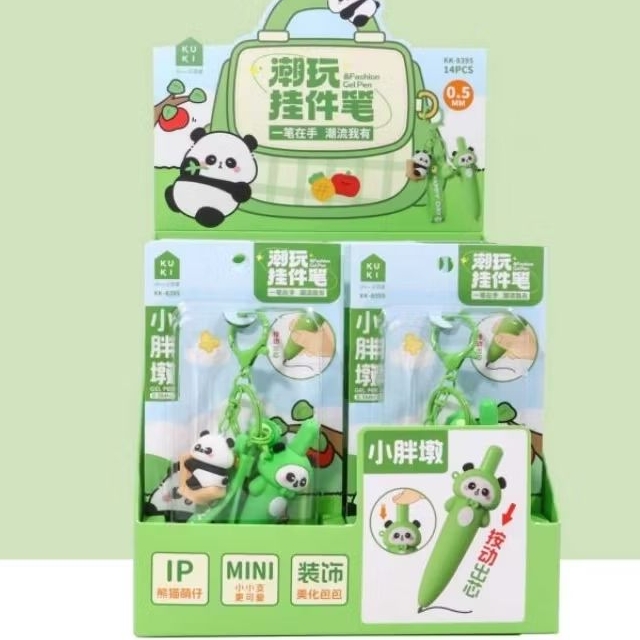 

GROSIR 14PCS / 1 BOX PEN KUKI TERBARU MOTIF PANDA CETEK MEKANIK KODE KK-8395