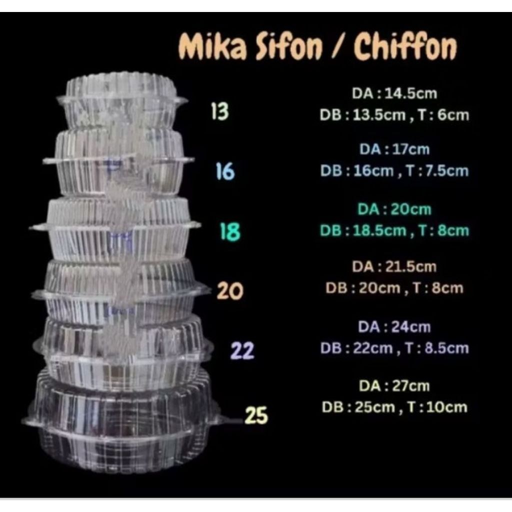 MIKA BOLU Siffon tebal