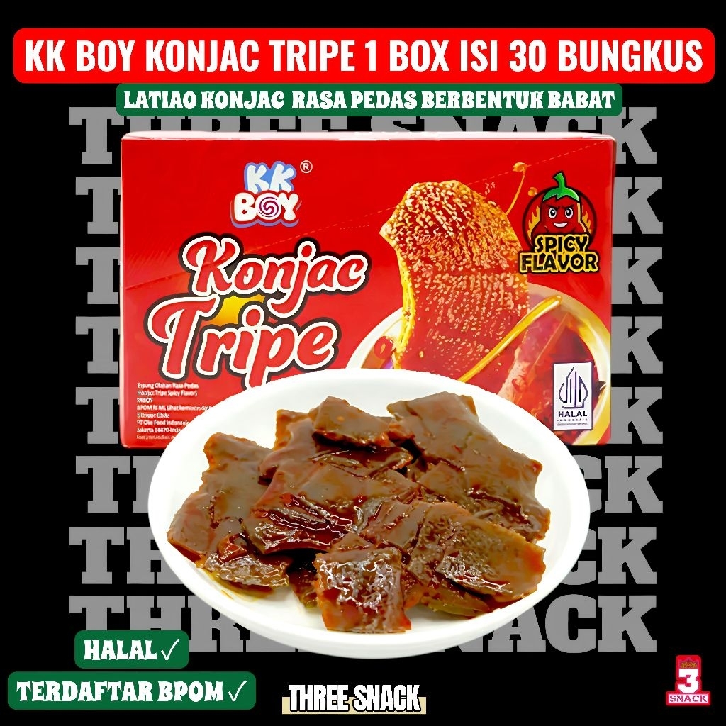 

MAKANAN VIRAL KK BOY KONJAC TRIPE ISI 30 BUNGKUS