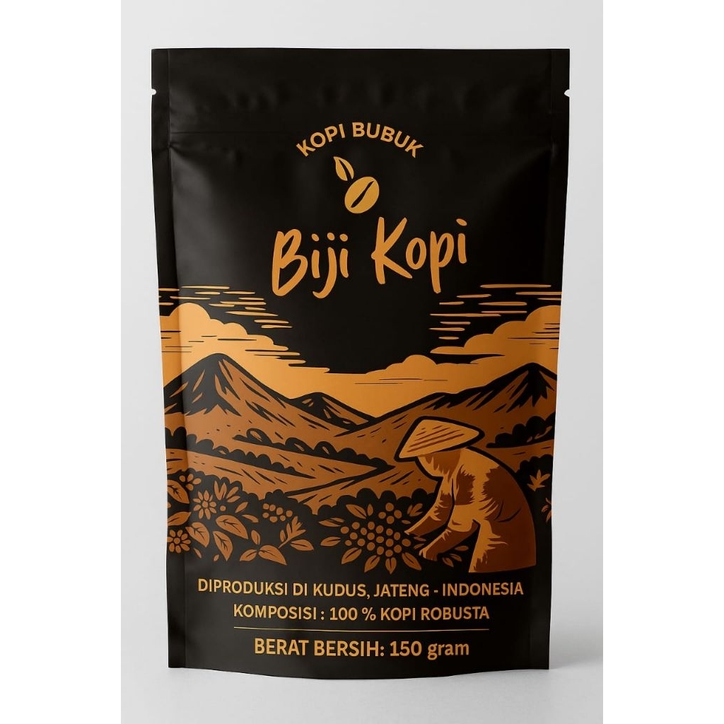 

BIJI KOPI Kopi Bubuk 100% Kopi Robusta Murni 500 gram
