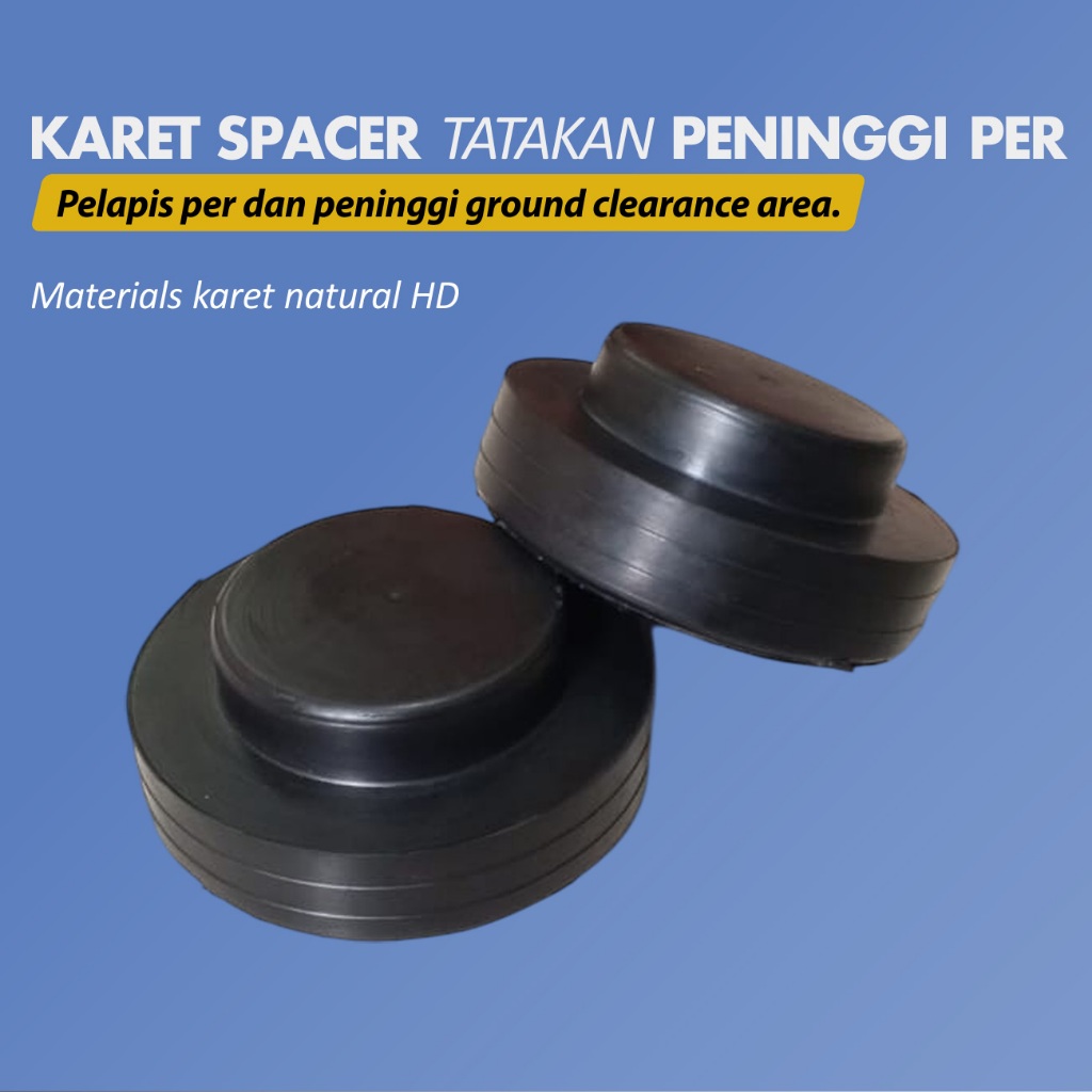 Karet Spacer Tatakan Peninggi Per Belakang Agya Ayla 2pcs