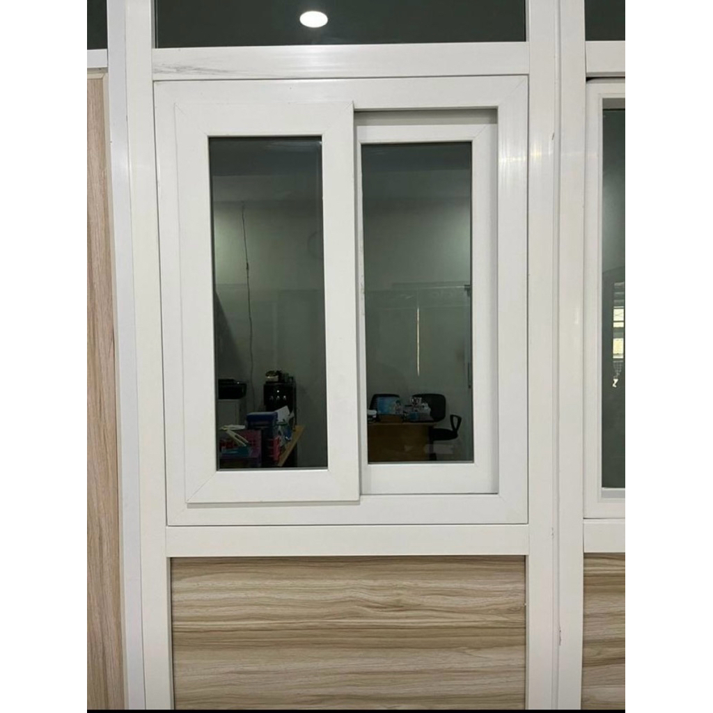 Jendela Sliding UPVC 60x120 ( Garansi 10  Tahun & Bisa Custom ukuran )