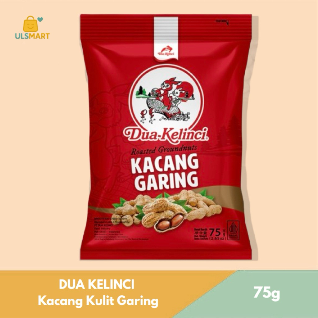 

DUA KELINCI Kacang Kulit Garing 75 g