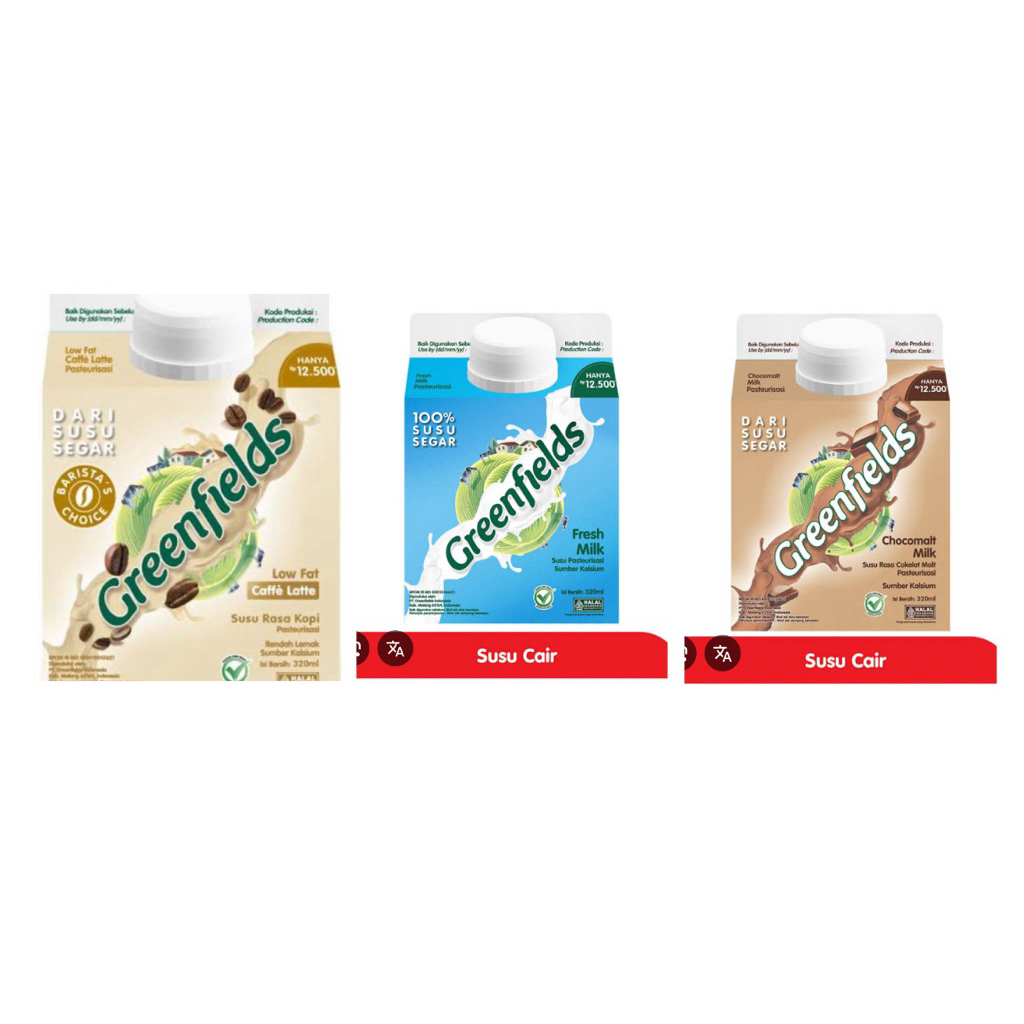 

Greenfields UHT 320ML aneka rasa