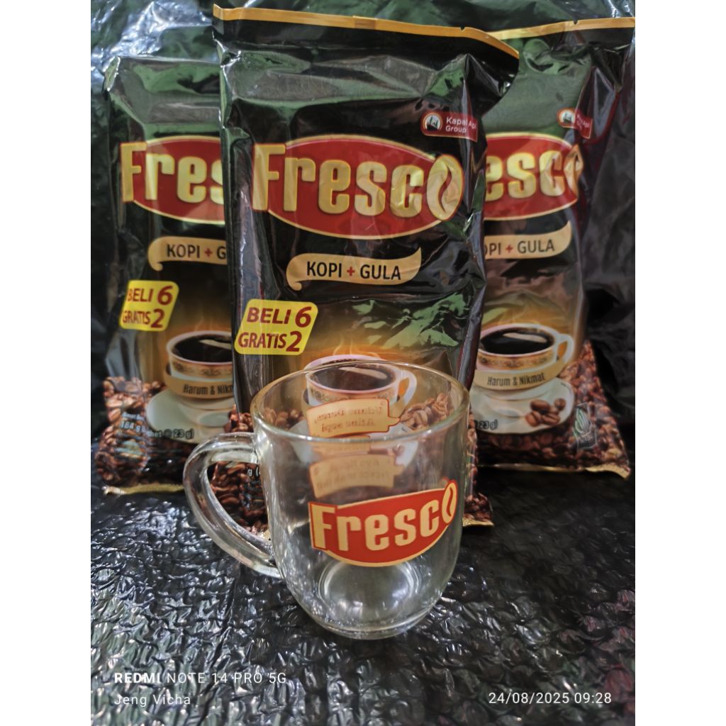 

FRESCO KOPI GULA FREE GELAS BENING