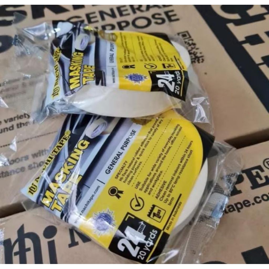 

MASKING TAPE NACHI 24 MM DAN 48 MM / ISOLASI KERTAS NACHI 24 MM DAN 48 MM