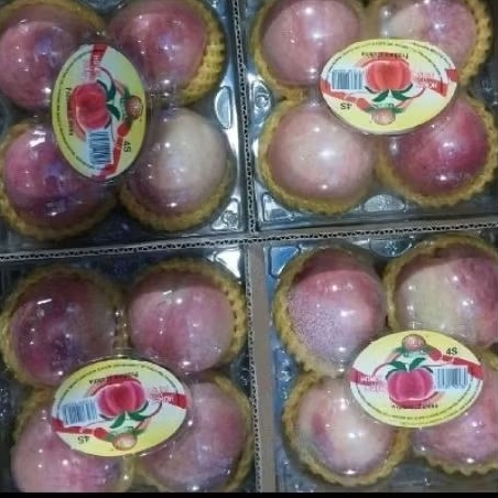 

Buah peach white import china gift pack -+500 gram