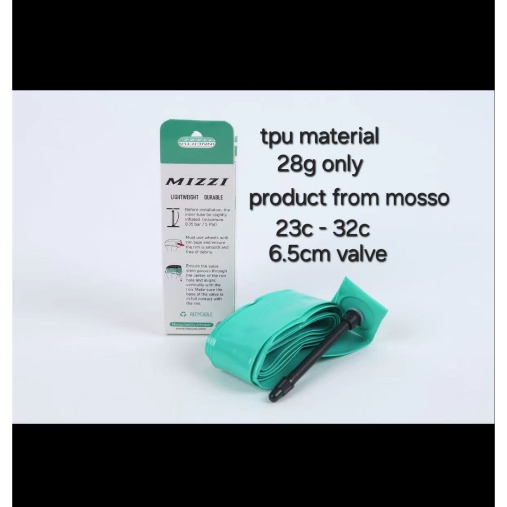 MIZZI INNER TUBE TPU 700C MOSSO ringan sekali