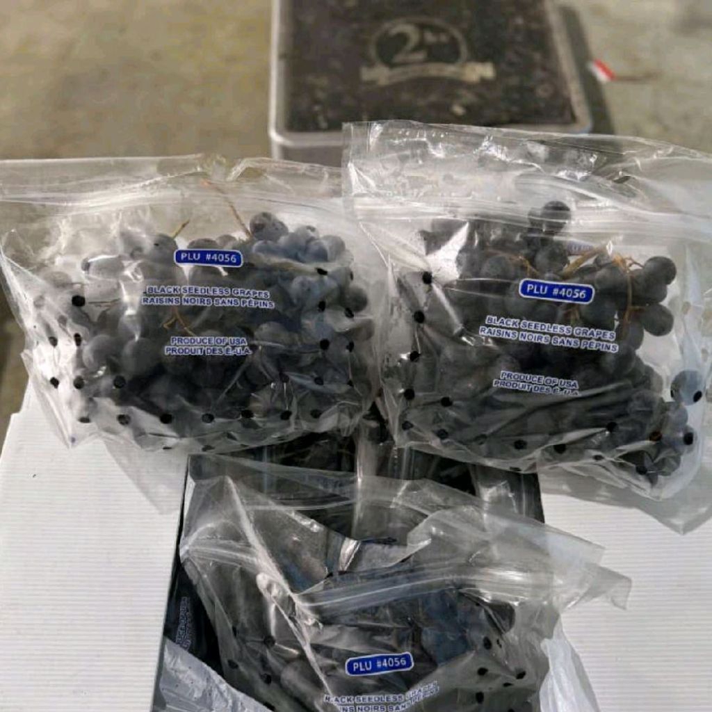 anggur hitam seedles USA manis tanpa biji 1 kg