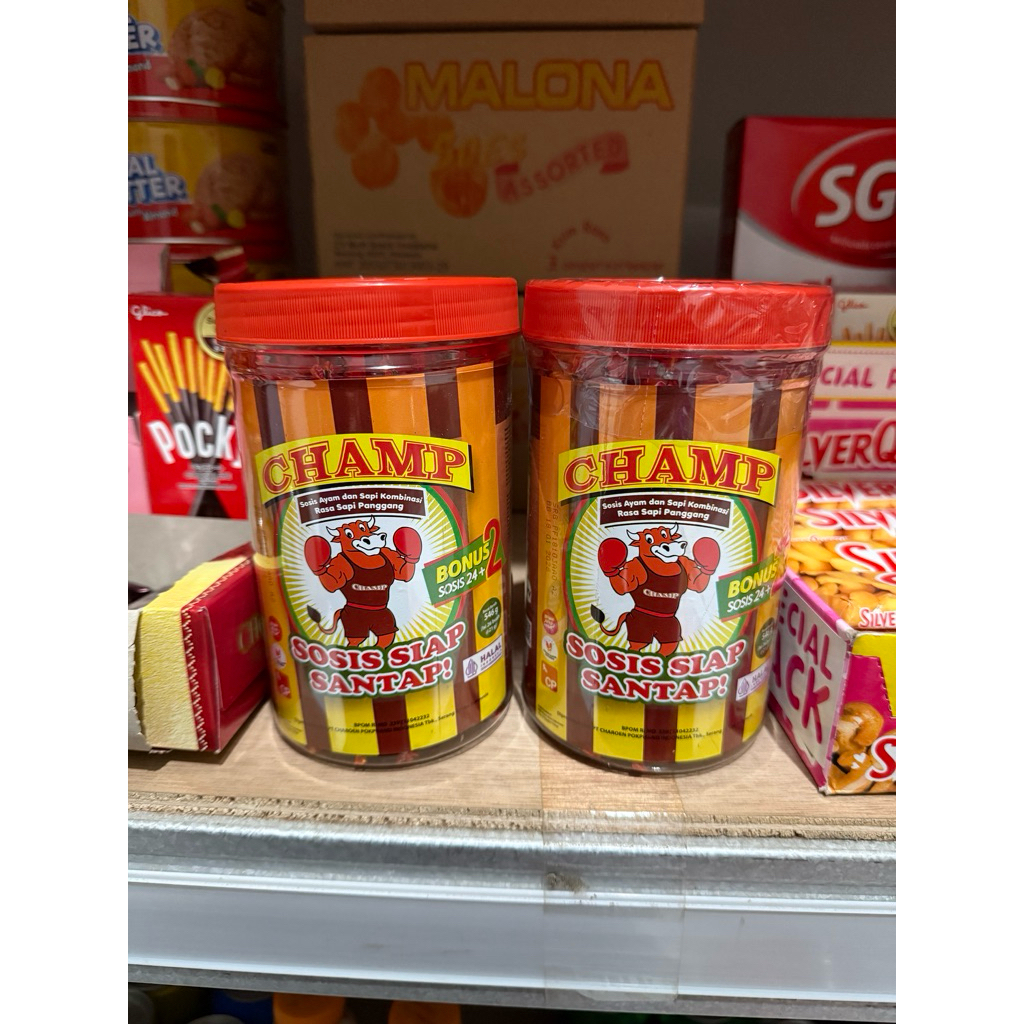 

CHAMP SOSIS AYAM DAN SAPI KOMBINASI ISI 24+2