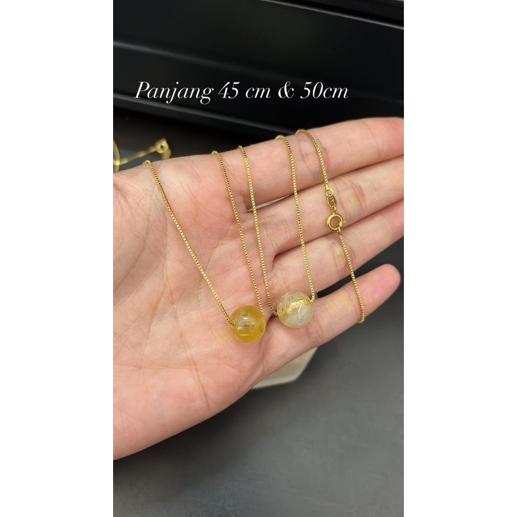 Kalung rambut sedana xuping panjang rantai 45cm&50cm