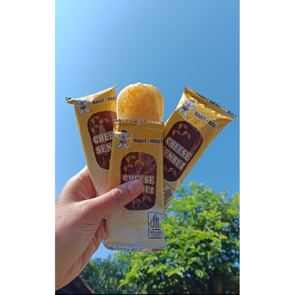 

Wantwant Krekers Beras Rasa Keju cheese senbei snack keripik camilan cemilan kerupuk makanan ringan