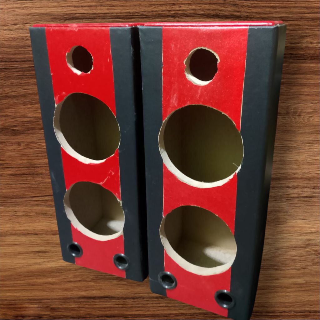 BOX DOUBLE SPEAKER RUMAHAN UKURAN 6INCH/6, 5 INCH