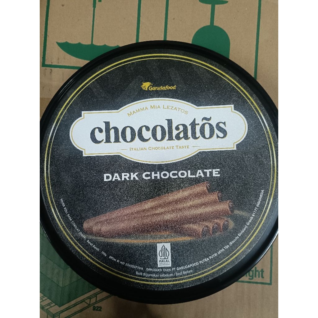 

chocolatos dark coklat 190gr
