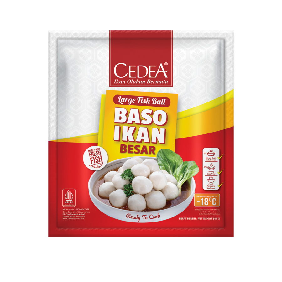 

Cedea Baso Ikan 500 gram II Cedea Olahan Ikan II Cedea