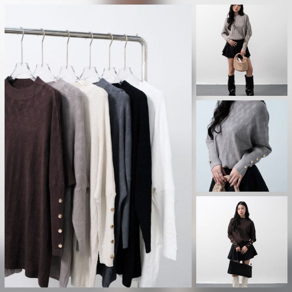 PINKDOSE | ATASAN RAJUT BATWING INNARA JUMBO