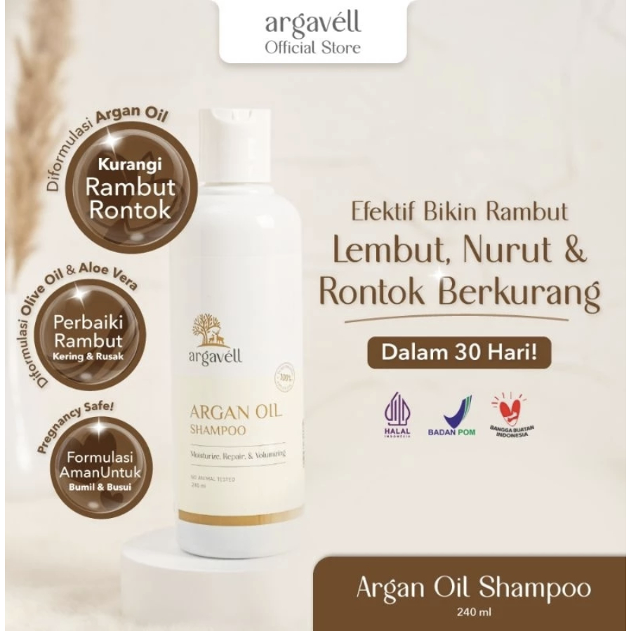 Argavell Argan Oil Shampoo - Sampo Argan Oil