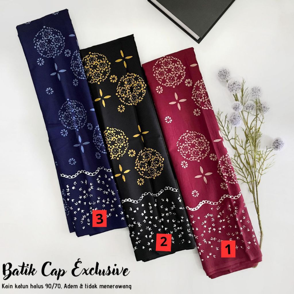 KAIN BATIK CAP PINK NUDE / BATIK CAP MURAH / BATIK CAP KATUN