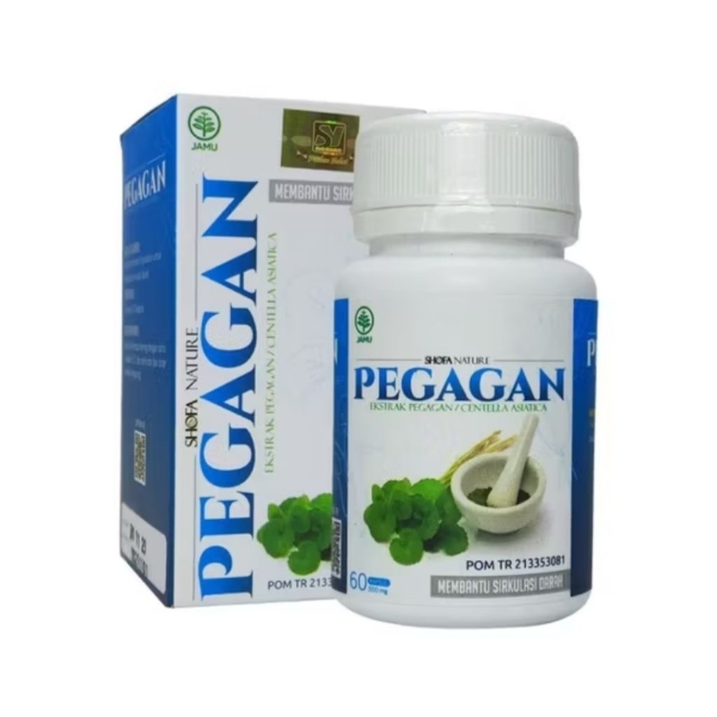 Kapsul PEGAGAN Shofa Nature BPOM - Herbal untuk Nutrisi Otak, & Terapi untuk Anak HiperAktif.