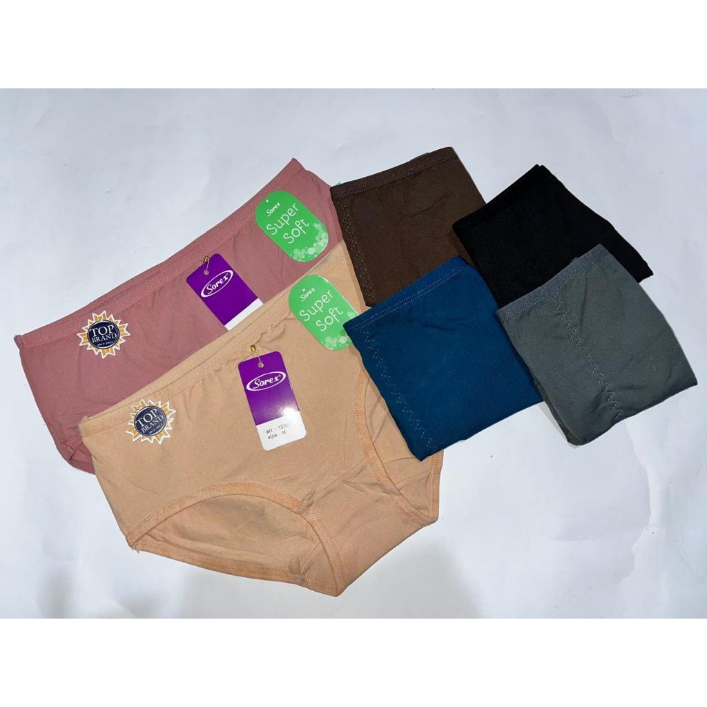 3 pcs CD wanita celana dalam cewek art 1239 sorex super soft
