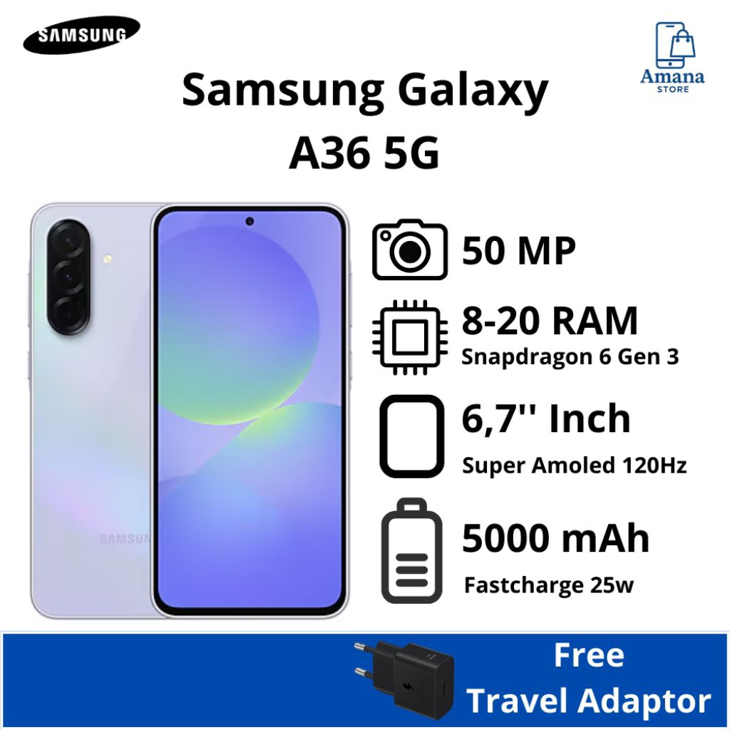 HP BARU SAMSUNG A36 5G SEGEL BERGARANSI RESMI