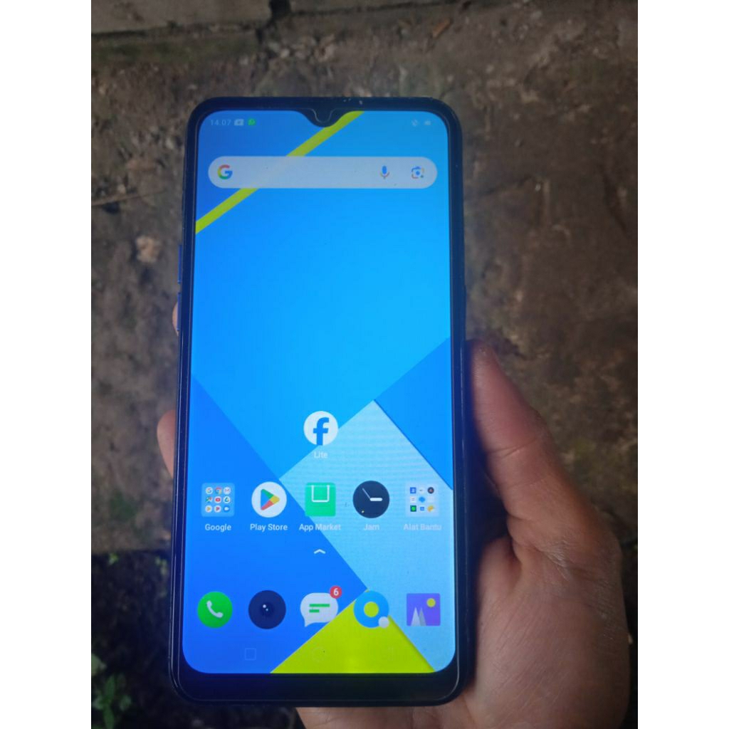 hp second realme c2 ram 2/32