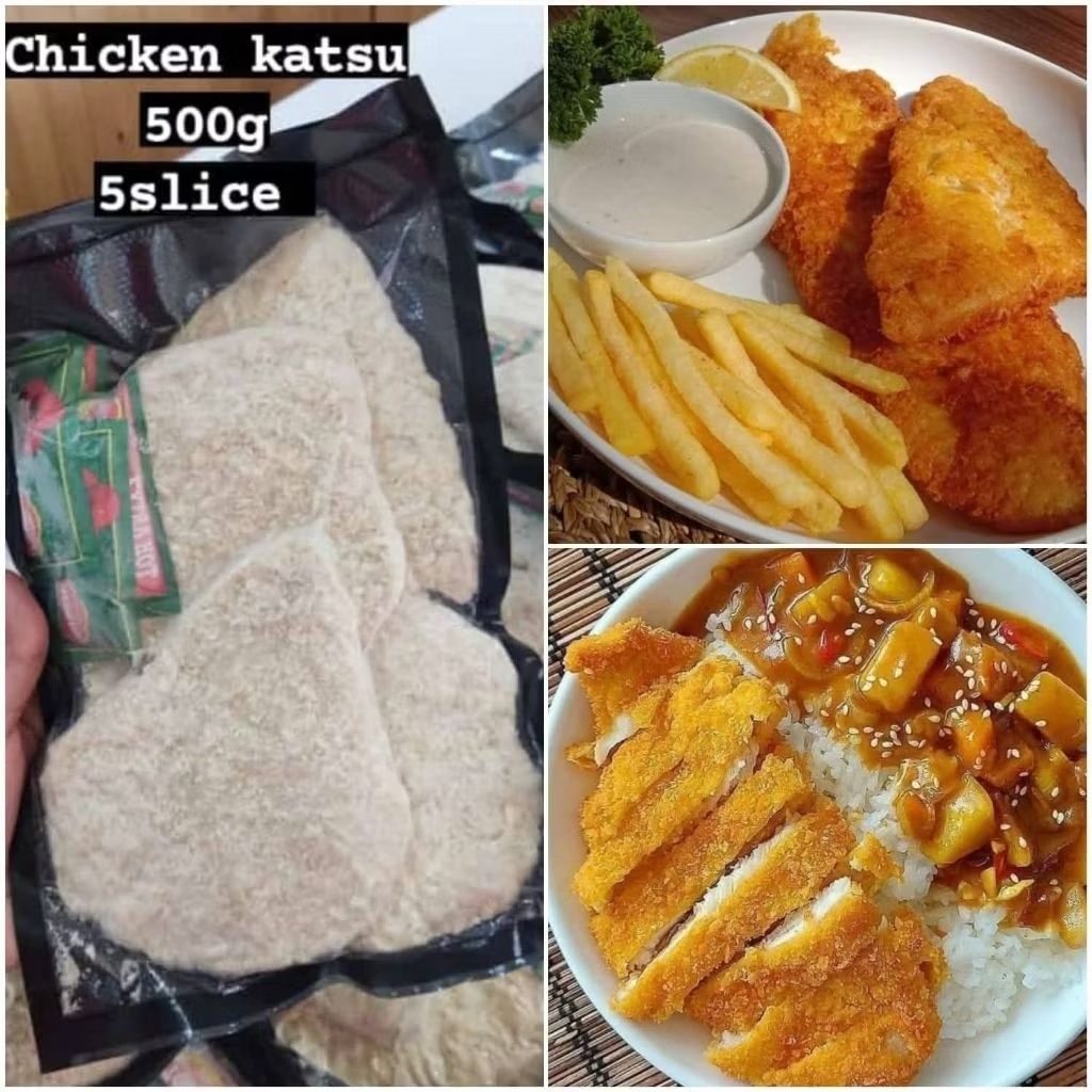 

Chicken Katsu Jumbo Berat 500grIsi 5 Slice