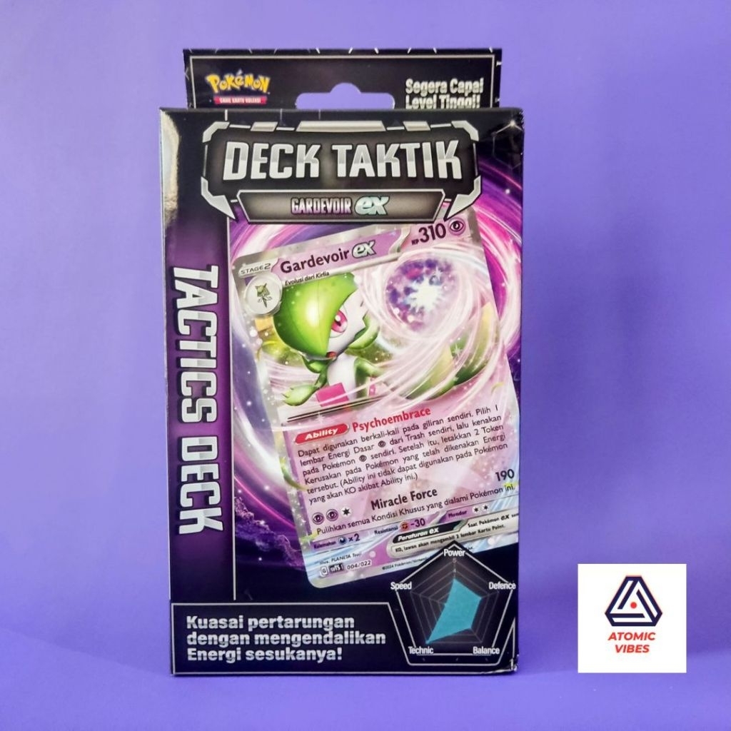 Pokemon TCG Starter Deck Deck Taktik Gardevoir EX Edisi Bahasa Indonesia