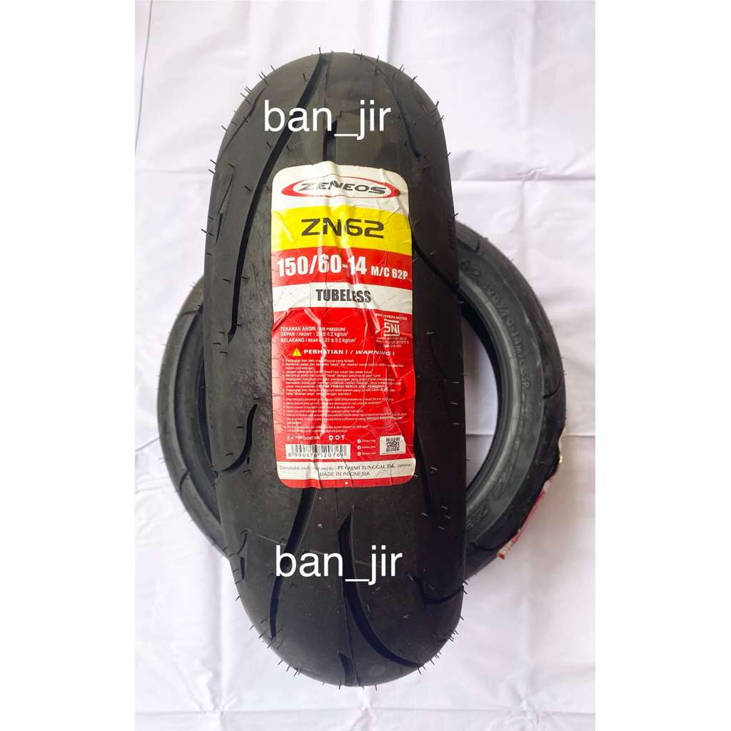 Ban Zeneos ZN62 150/60 Ring 14 Tubeless