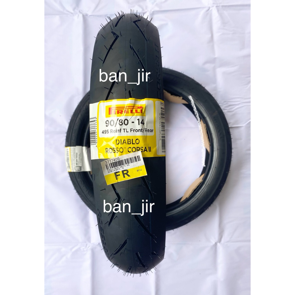 Ban Pirelli Diablo Rosso Corsa II 90/80 Ring 14 Soft Compound Tubeless