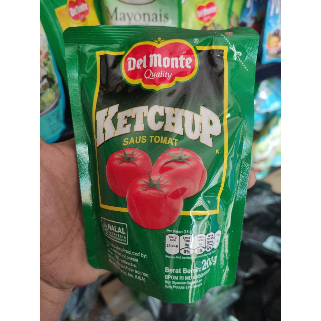 

Saus tomat delmonte 200gr