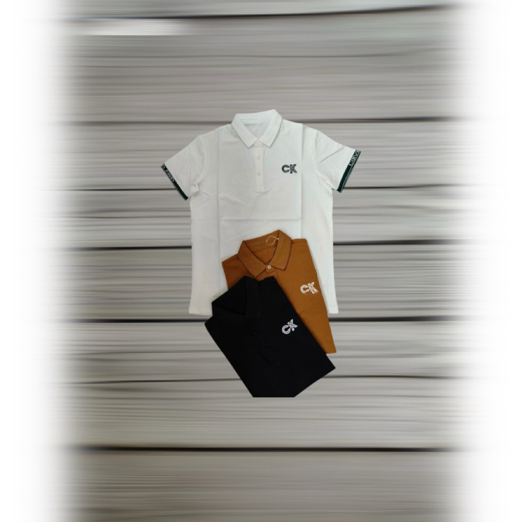 Kaos kerah pria CK10116 Premium import kaos pria unisex premium bahan katun spandex import kaos leng