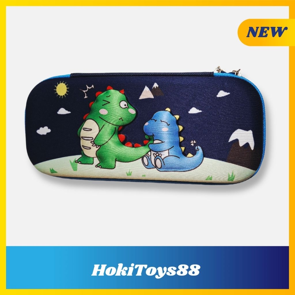 

Tempat Pensil Anak Motif Dinosaurus Lucu (3D Timbul)✨️