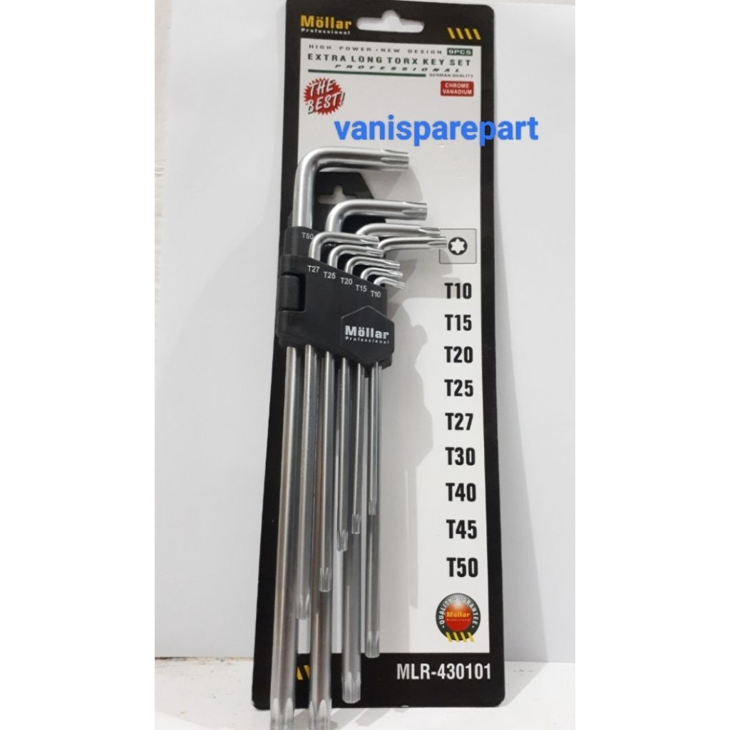 KUNCI L BINTANG SET MOLLAR