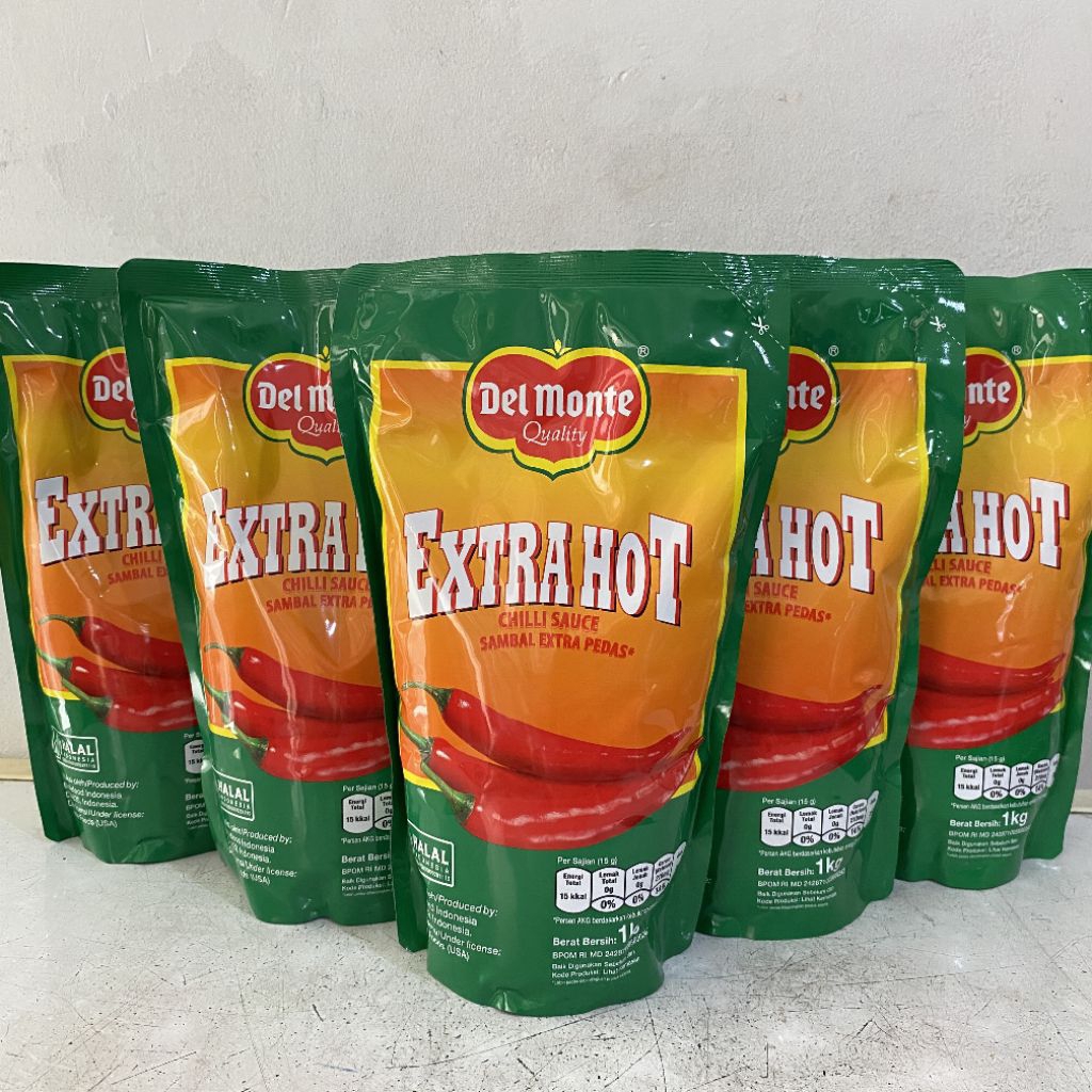 

Delmonte extra hot chilli sauce 1 kg | sambal ekstra pedas