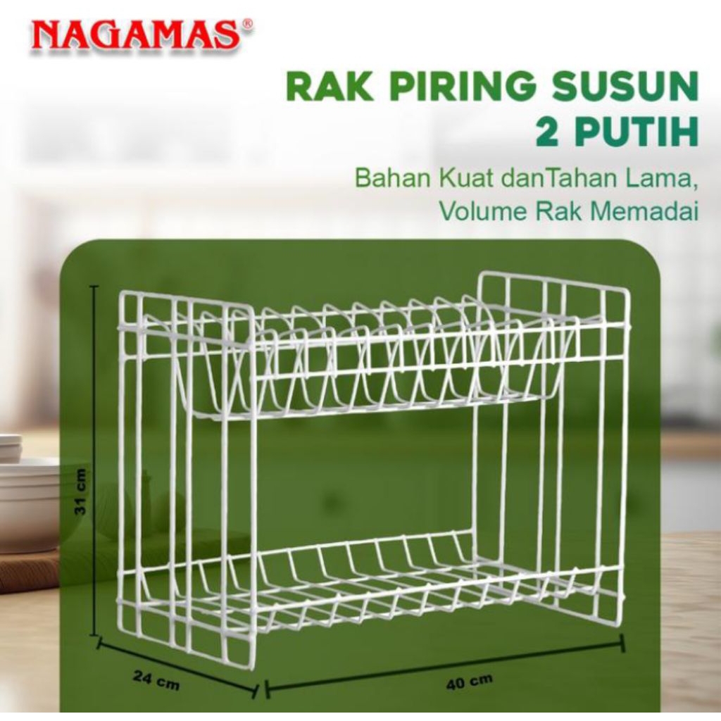 RAK PIRING WASTAFEL/RAK PIRING KECIL 2 SUSUN/RAK PIRING KAWAT ANTI KARAT