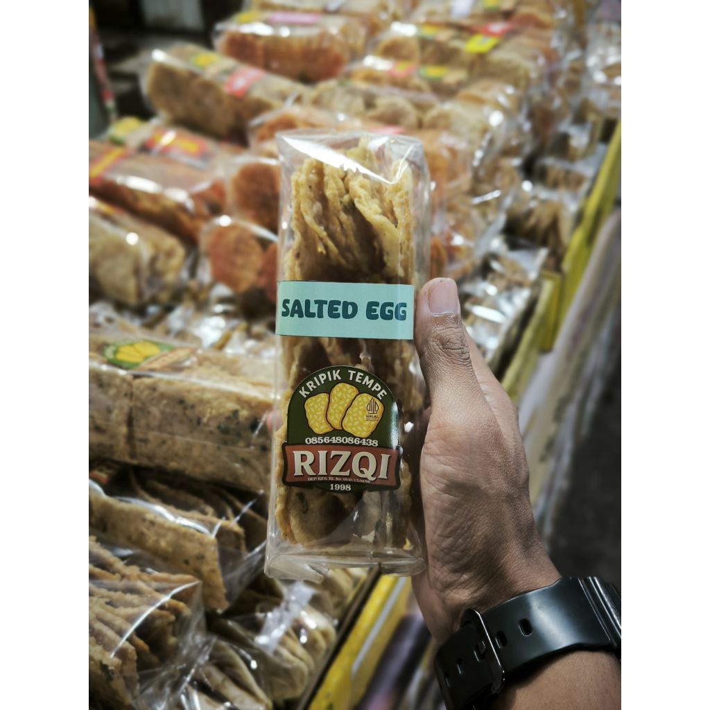 

[ OLEH OLEH KHAS MALANG ] KERIPIK TEMPE RIZQI | RASA TELOR ASIN | HALAL