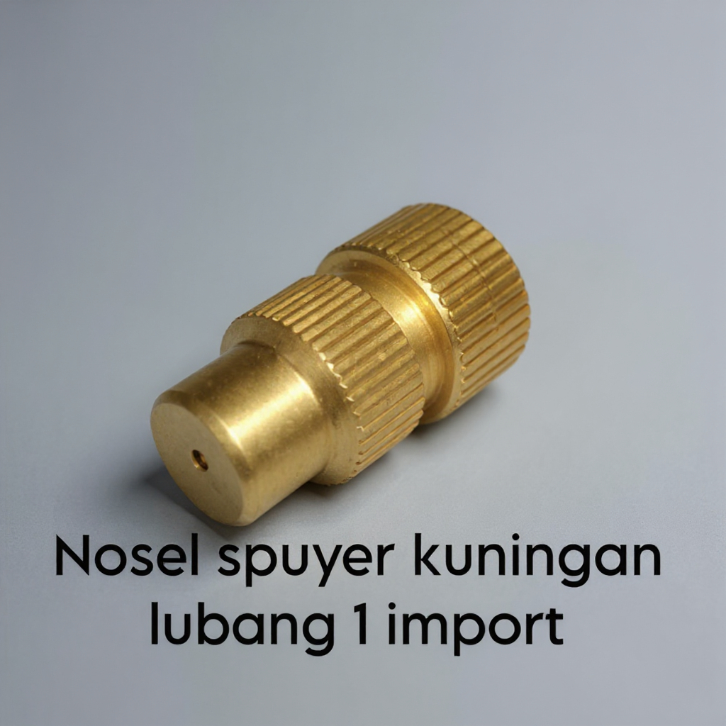 NOSEL NOZZLE SPUYER SPRAYER LUBANG 1 KUNINGAN IMPORT/ NOZEL KUNINGAN LUBANG 1 IMPORT