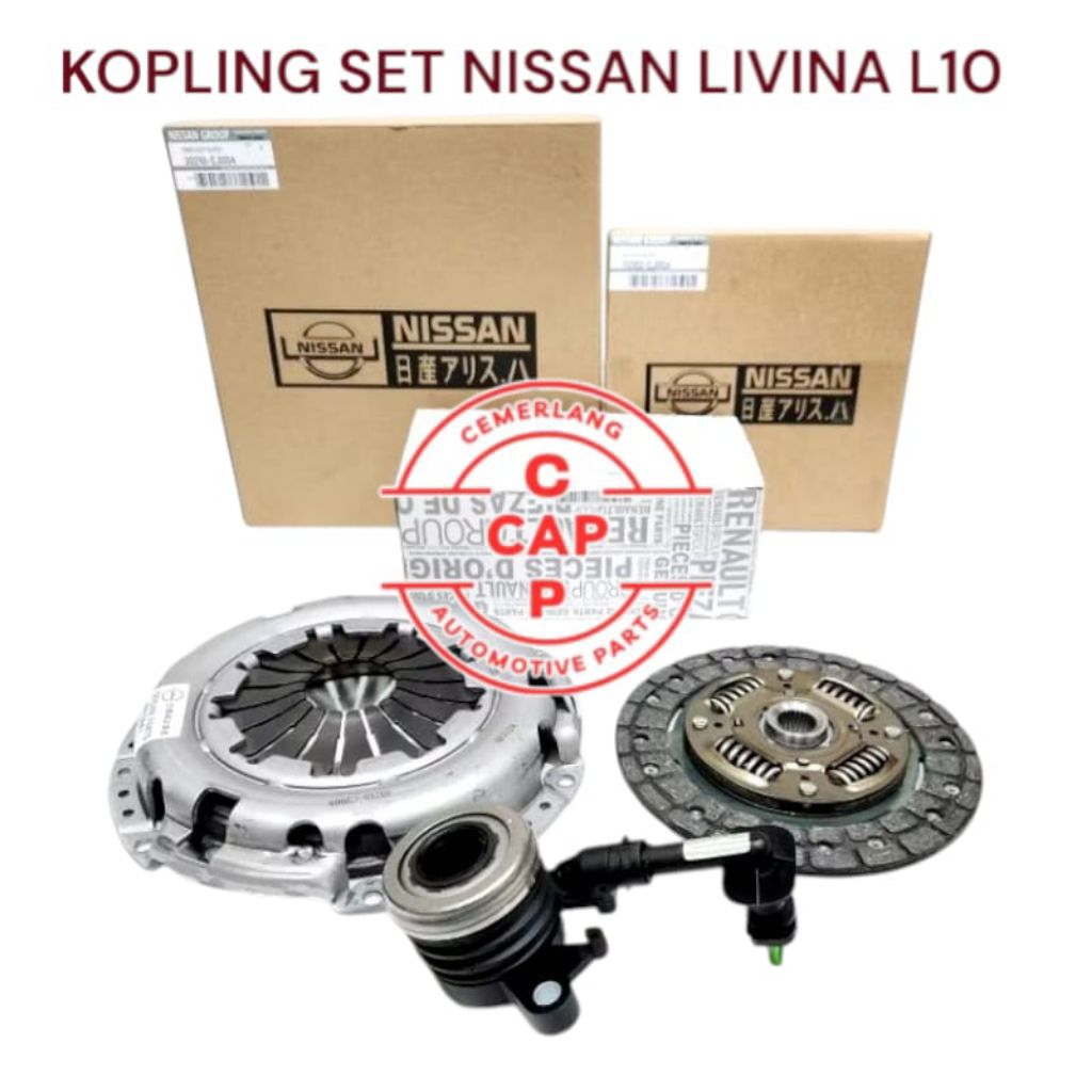 KOPLING SET LIVINA L10 - KAMPAS KOPLING SET NISSAN GRAND LIVINA -KOPLING FULLSET LIVINA